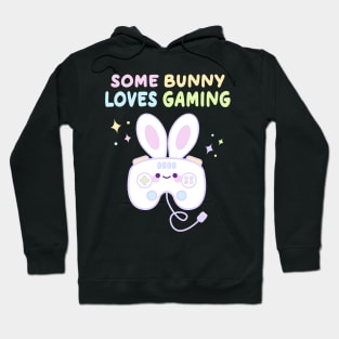 Cute Gamer Easter Bunny Kawaii Game Controller Hoodie